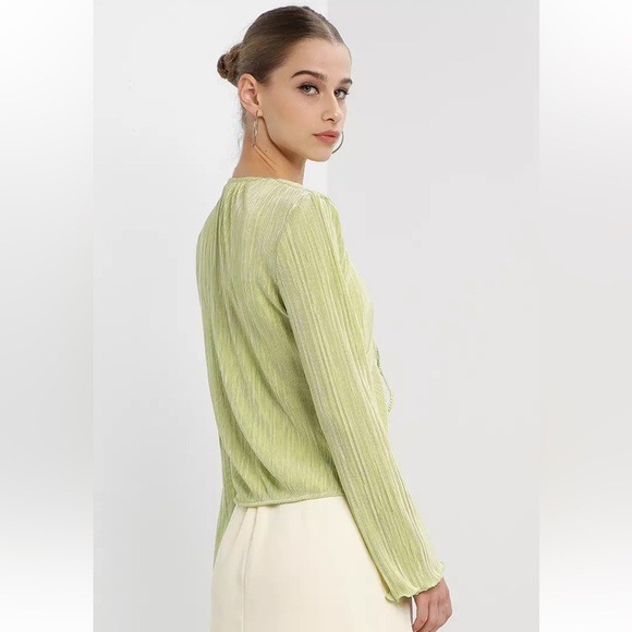 Peppermayo Barcelona Nights Tie Top Sage - Picture 2 of 11